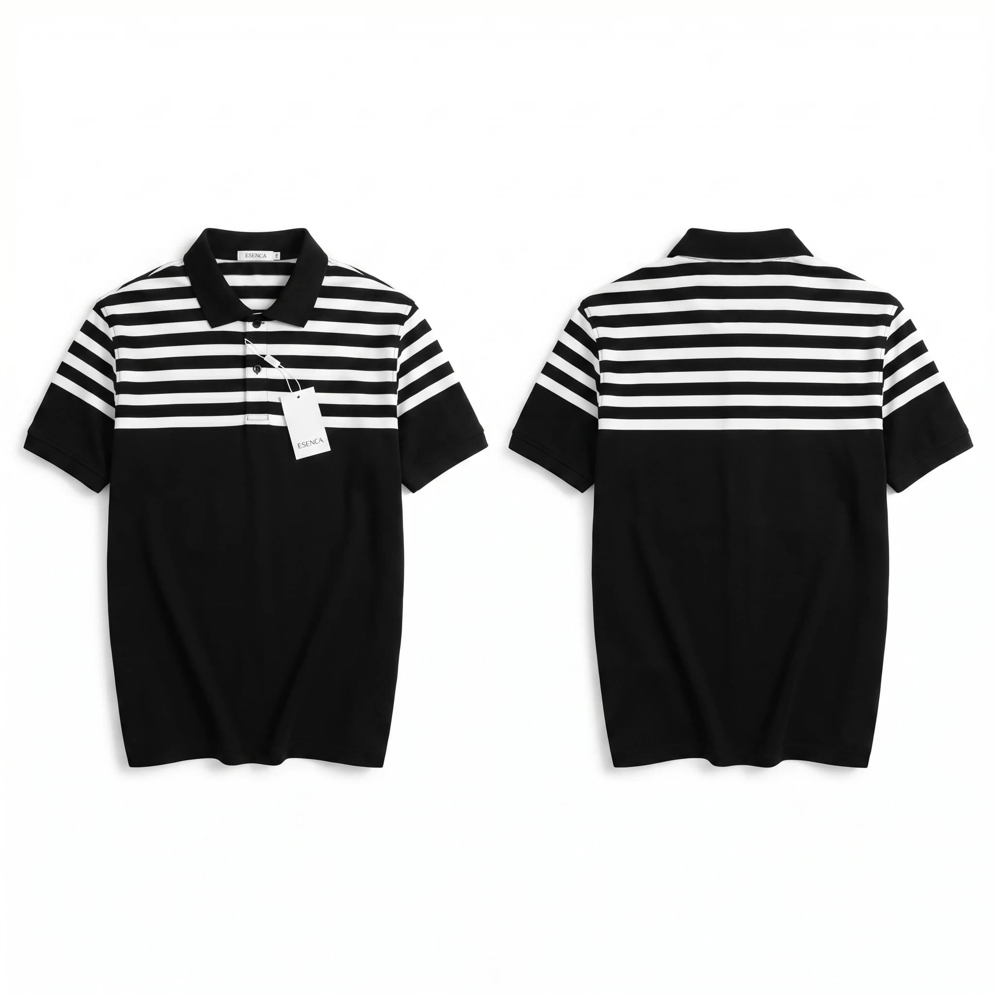 Polo Rayas Bicolor